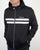 Ellesse Rimini Striped Rain Jacket Black