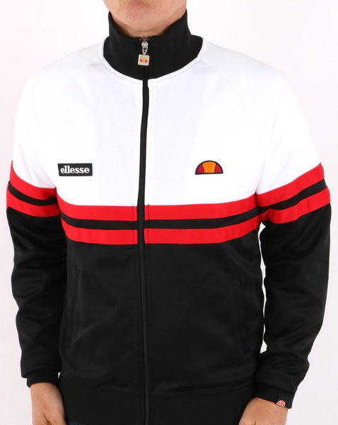 Ellesse Rimini Track Top Black/White/Red