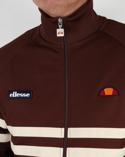 Ellesse Rimini Track Top Brown/Cream