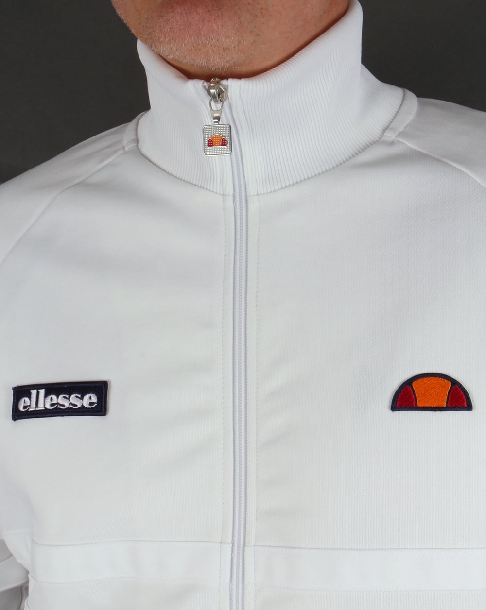 Ellesse Rimini Track Top Ice White