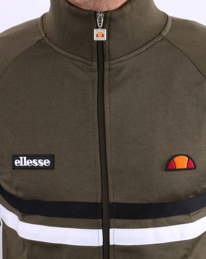 Ellesse Rimini Track Top Khaki/Black/White