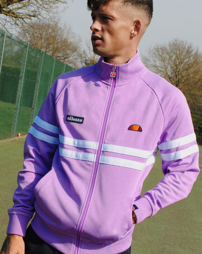 Ellesse Rimini Track Top Lilac/White