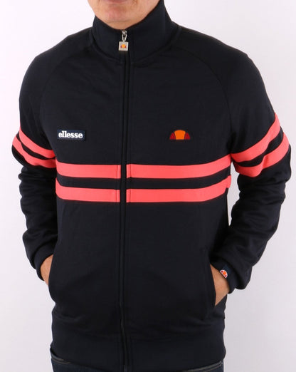 Ellesse Rimini Track Top Navy/Coral