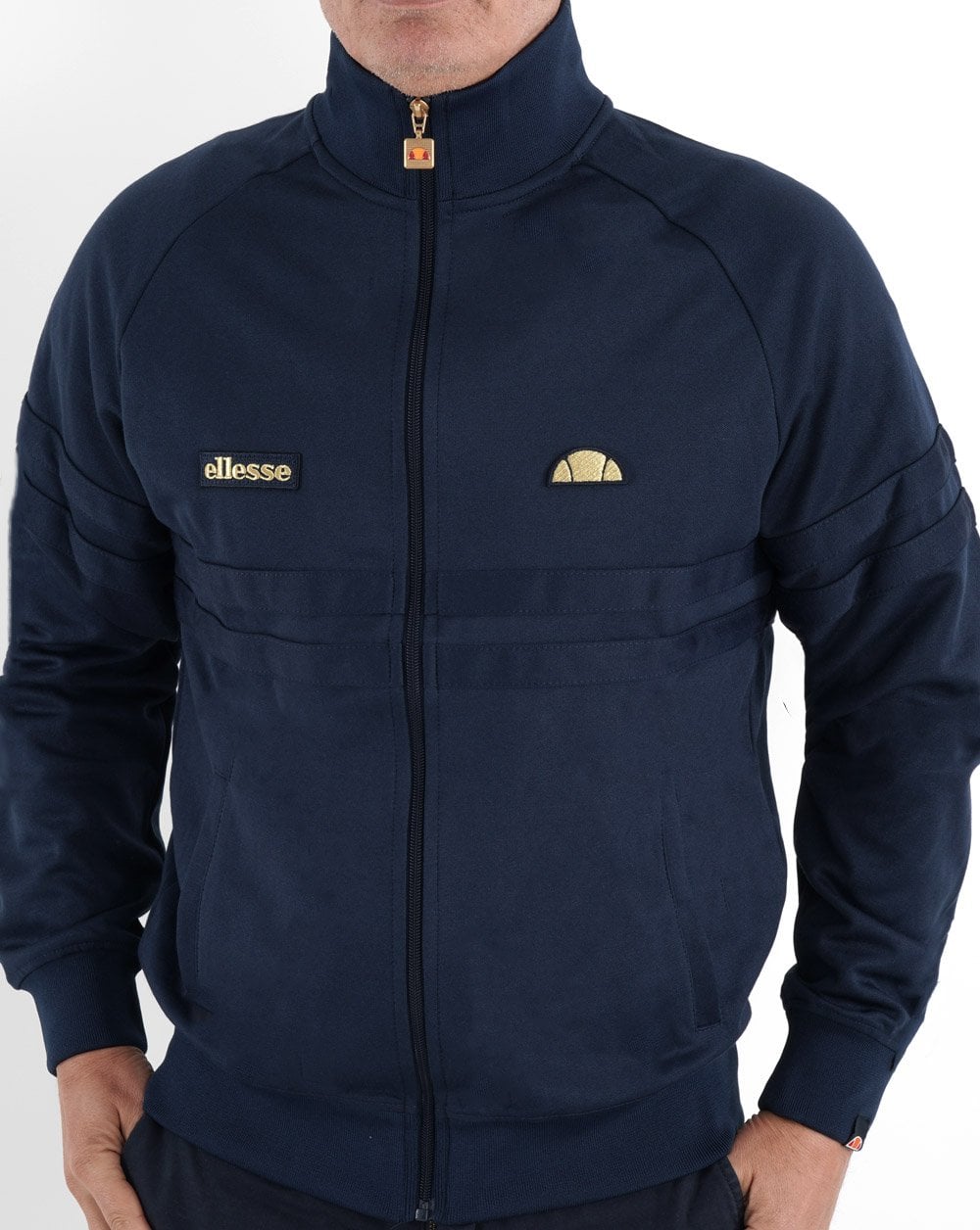 Ellesse Rimini Track Top Navy/Gold