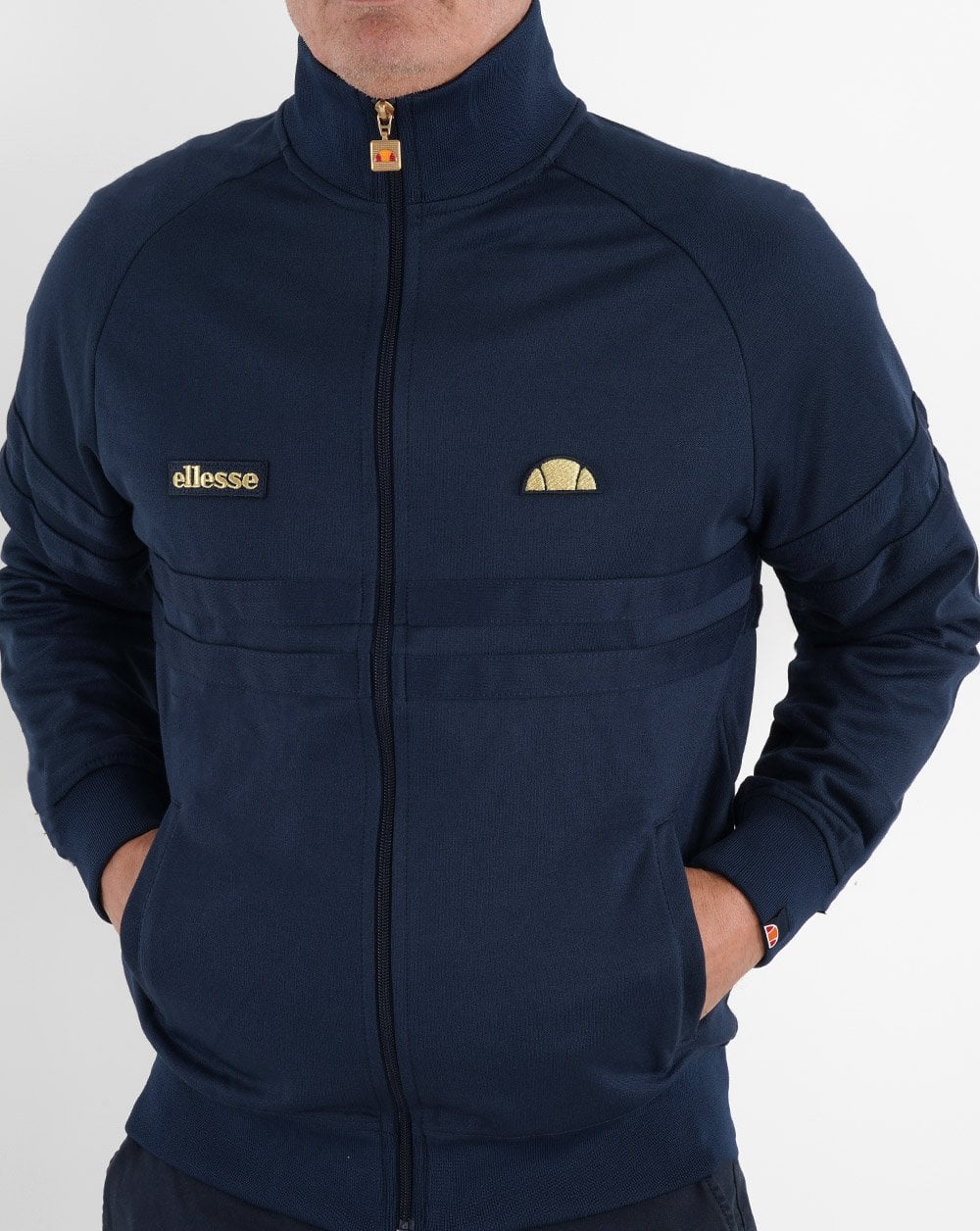 Ellesse Rimini Track Top Navy/Gold