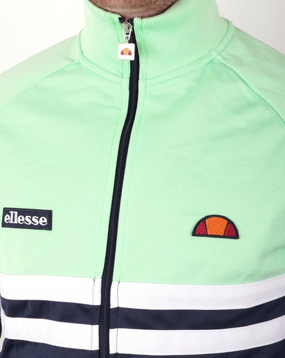 Ellesse Rimini Track Top Navy Pastel Green