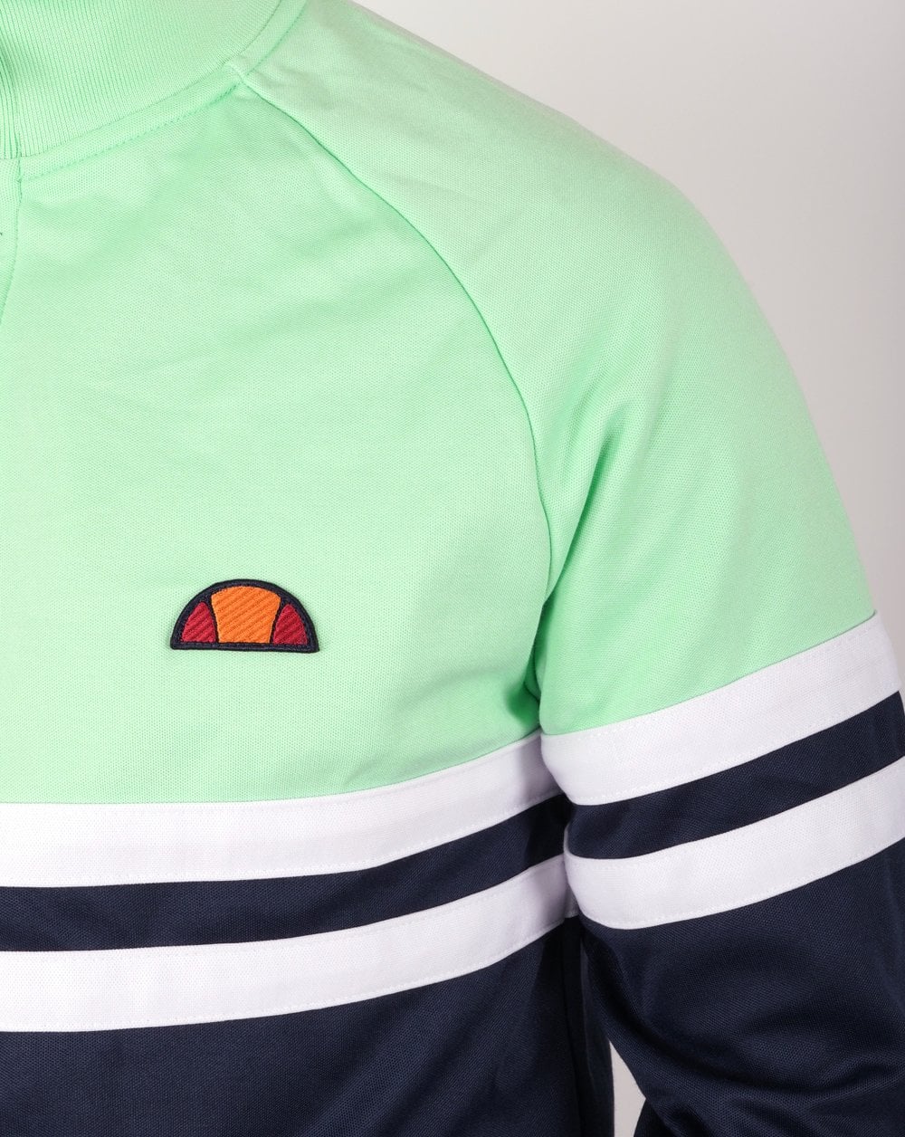 Ellesse Rimini Track Top Navy Pastel Green