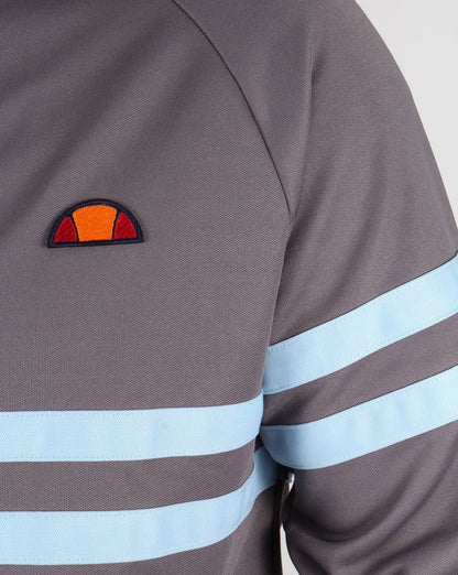 Ellesse Rimini Track Top Silver Grey and Sky
