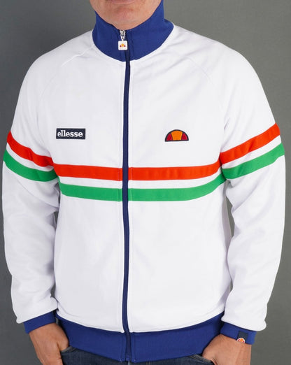 Ellesse Rimini Track Top White/Blue