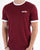 Ellesse Ringer T Shirt Burgundy