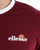 Ellesse Ringer T Shirt Burgundy