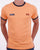 Ellesse Ringer T Shirt Orange/Navy