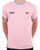 Ellesse Ringer T Shirt Pink/Sky Blue