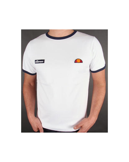 Ellesse Ringer T-shirt White