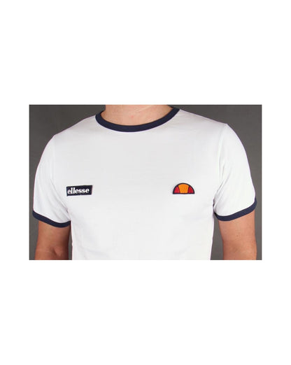 Ellesse Ringer T-shirt White