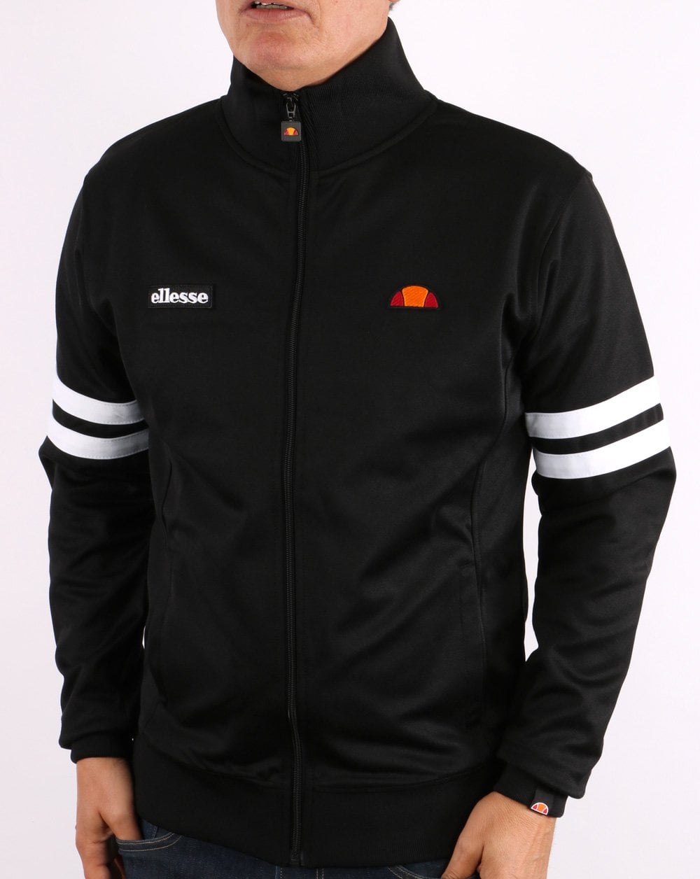 Ellesse Roma Track Top Black/White