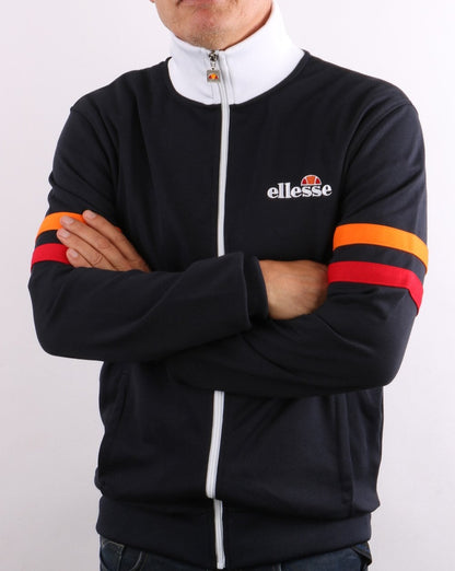 Ellesse Roma Track Top Navy/Orange/Red