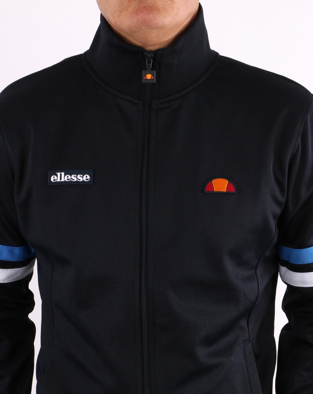 Ellesse Roma Track Top Navy/White/Blue