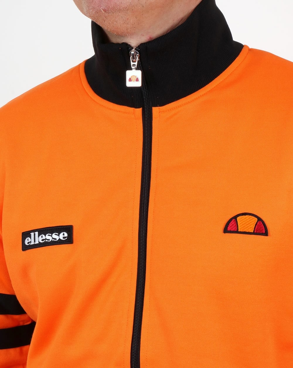 Ellesse Roma Track Top Orange/Black