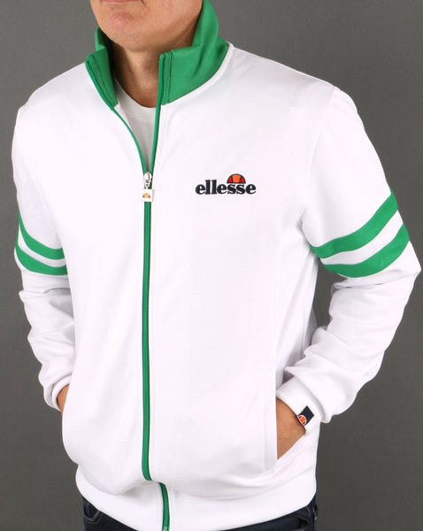 Ellesse Roma Track Top White/Green