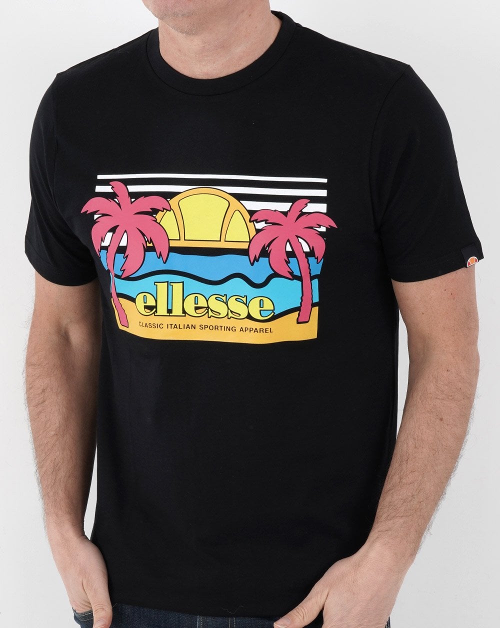 Ellesse Sechsaro T Shirt Black
