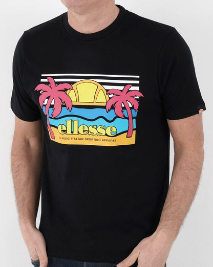Ellesse Sechsaro T Shirt Black