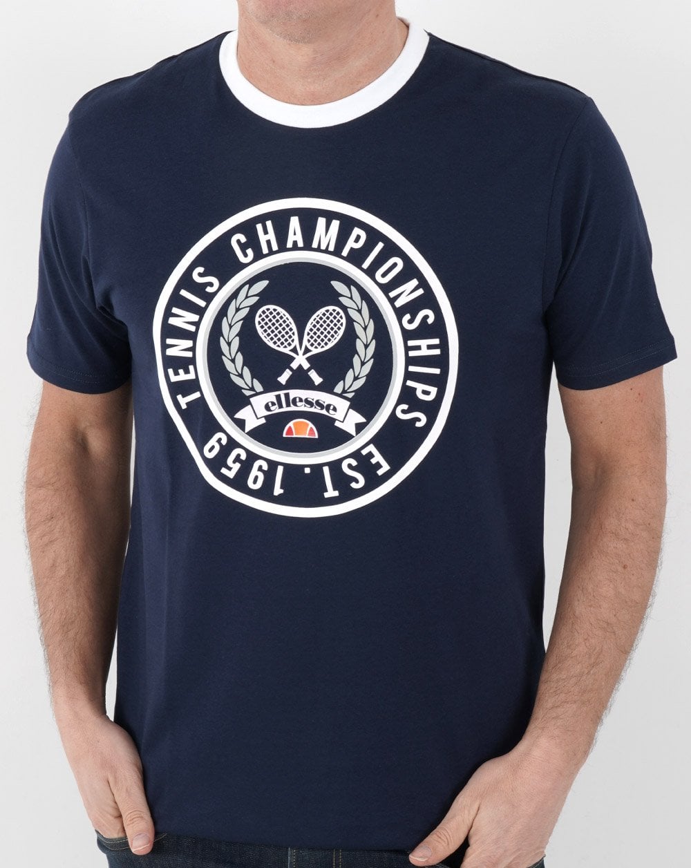 Ellesse Segna T Shirt Navy