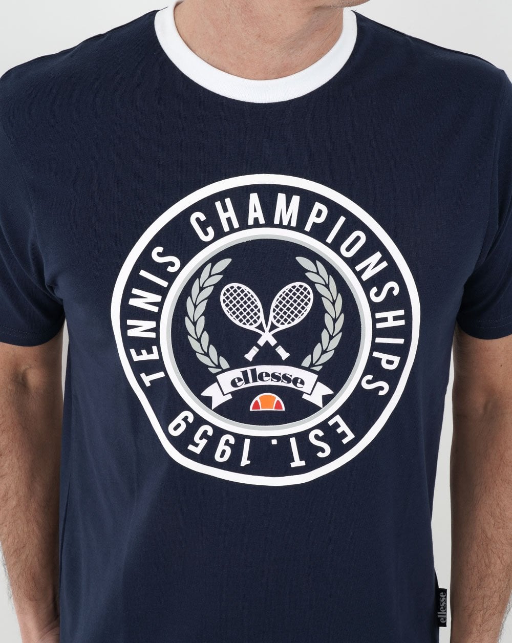 Ellesse Segna T Shirt Navy
