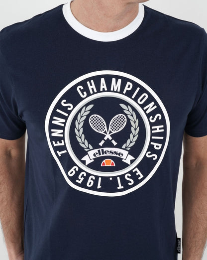 Ellesse Segna T Shirt Navy