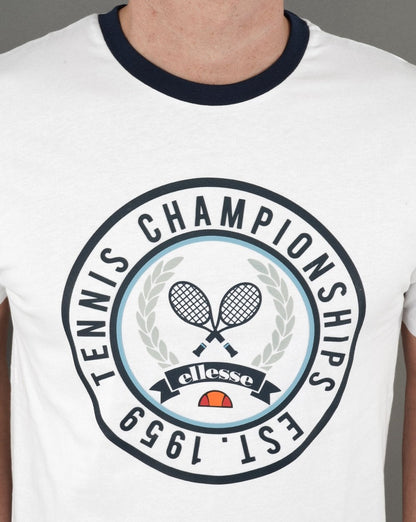 Ellesse Segna T Shirt White
