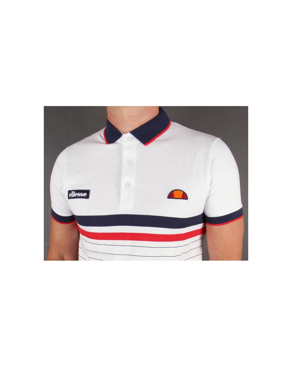 Ellesse Seppi Polo Shirt White