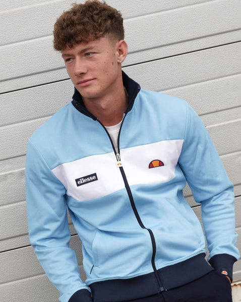 Ellesse Setra Track Top Sky Blue/White