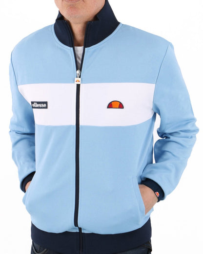 Ellesse Setra Track Top Sky Blue/White