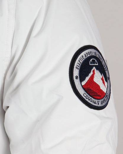 Ellesse Ski Style Parka Jacket Ice White