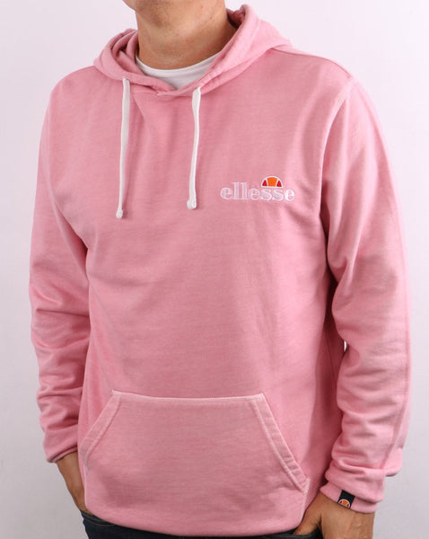 Ellesse Small Logo Hoody Faded Pink