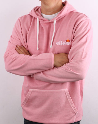 Ellesse Small Logo Hoody Faded Pink
