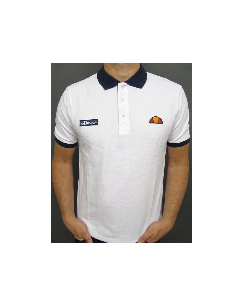 Ellesse Sorrento Polo Shirt White
