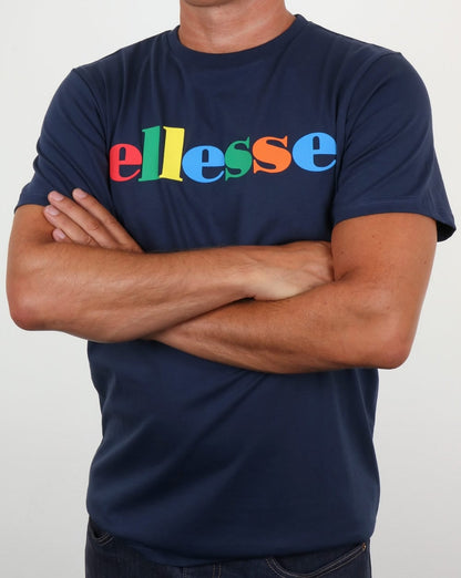 Ellesse Spectrum Logo T Shirt Navy