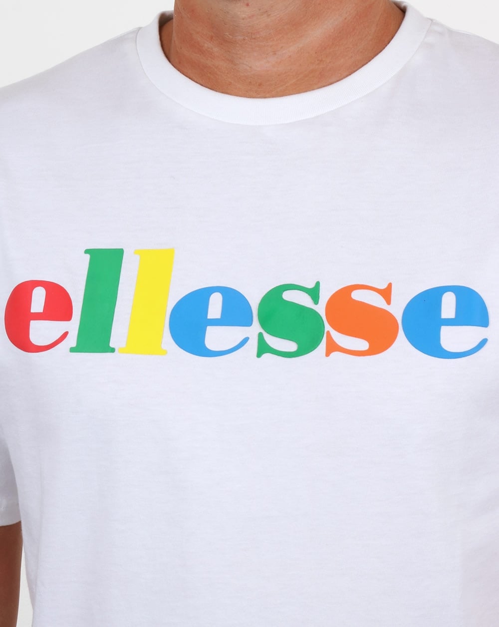 Ellesse Spectrum Logo T Shirt White