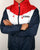 Ellesse Split Colours Windrunner Navy/red