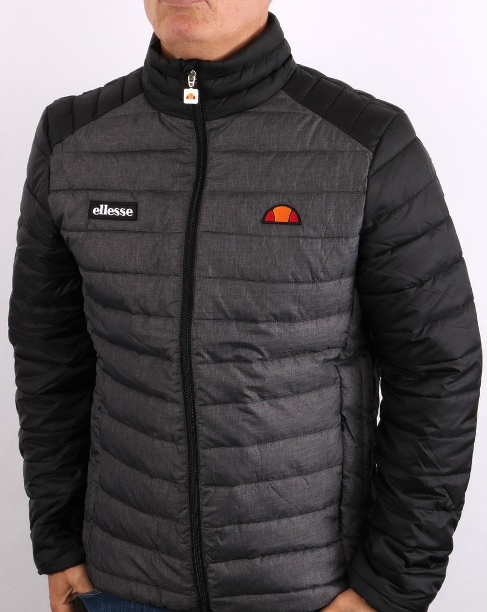 Ellesse Tartaro Padded Jacket Dark Grey Marl