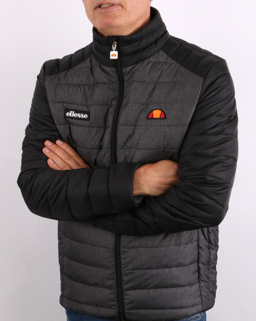 Ellesse Tartaro Padded Jacket Dark Grey Marl
