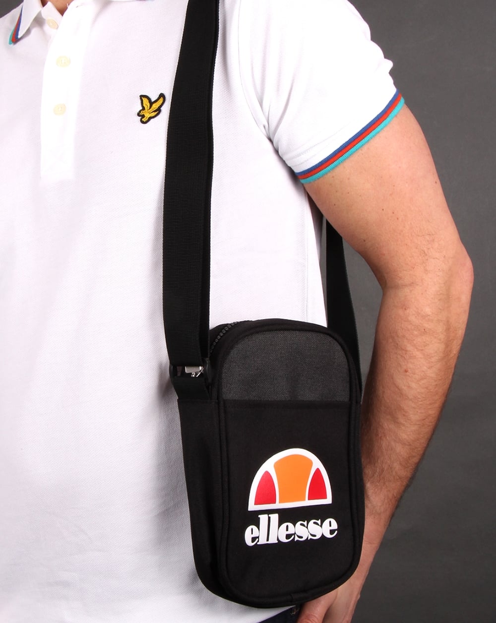 Ellesse Temporale Small Items Bag Black/black Marl