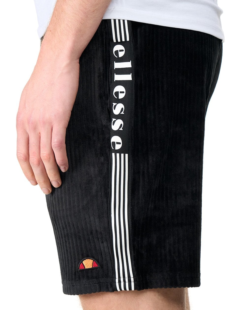 Ellesse Tomatro Velour Shorts Black