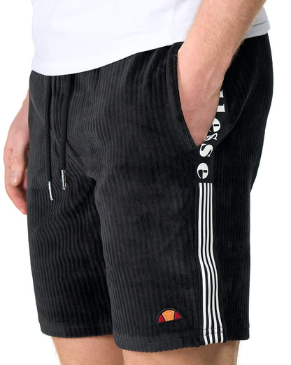 Ellesse Tomatro Velour Shorts Black