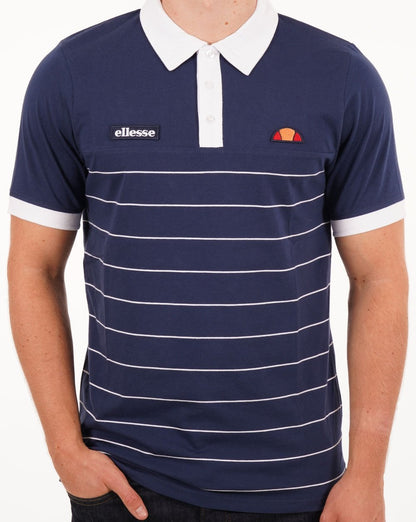 Ellesse Tor Polo Shirt Navy/White
