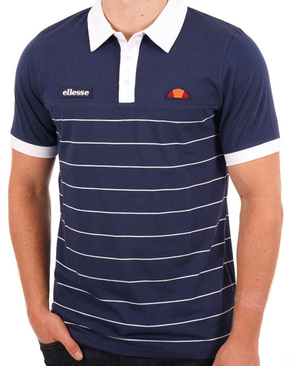 Ellesse Tor Polo Shirt Navy/White