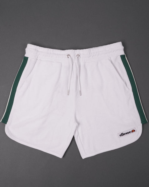 Ellesse Towelling Shorts White/Green
