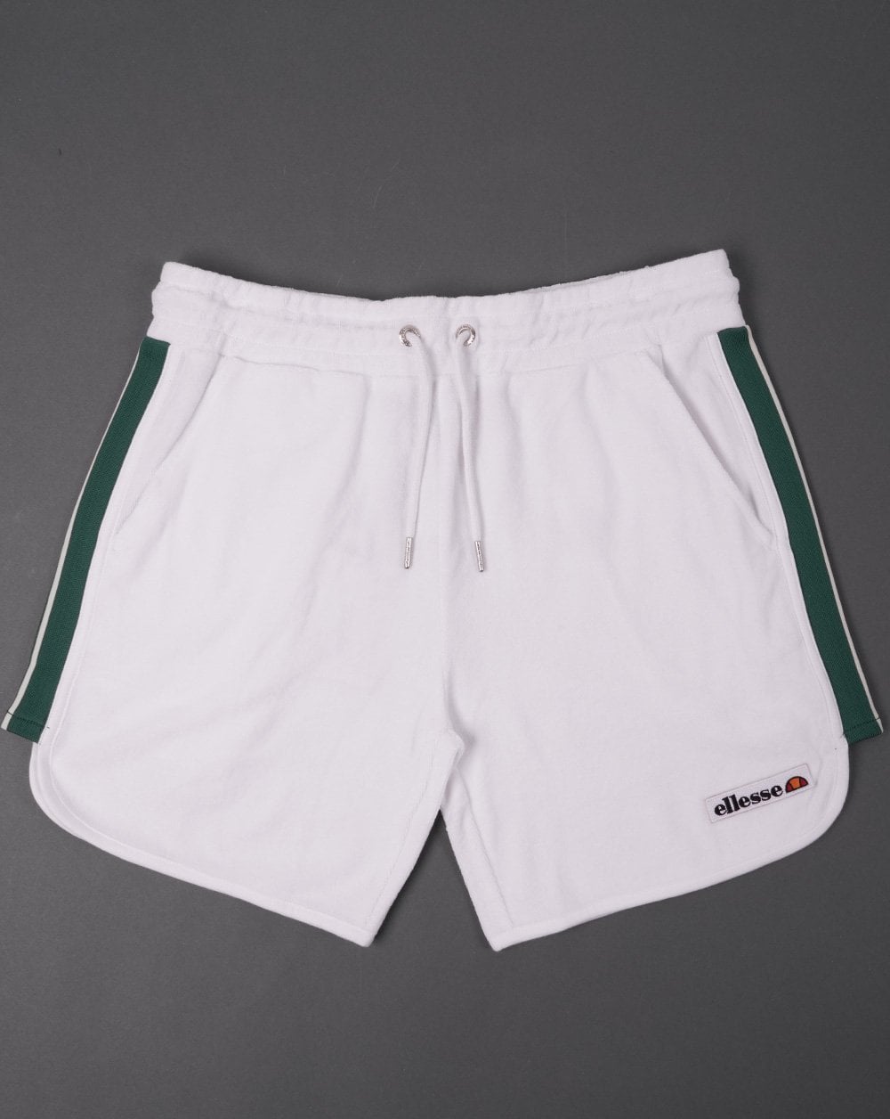 Ellesse Towelling Shorts White/Green