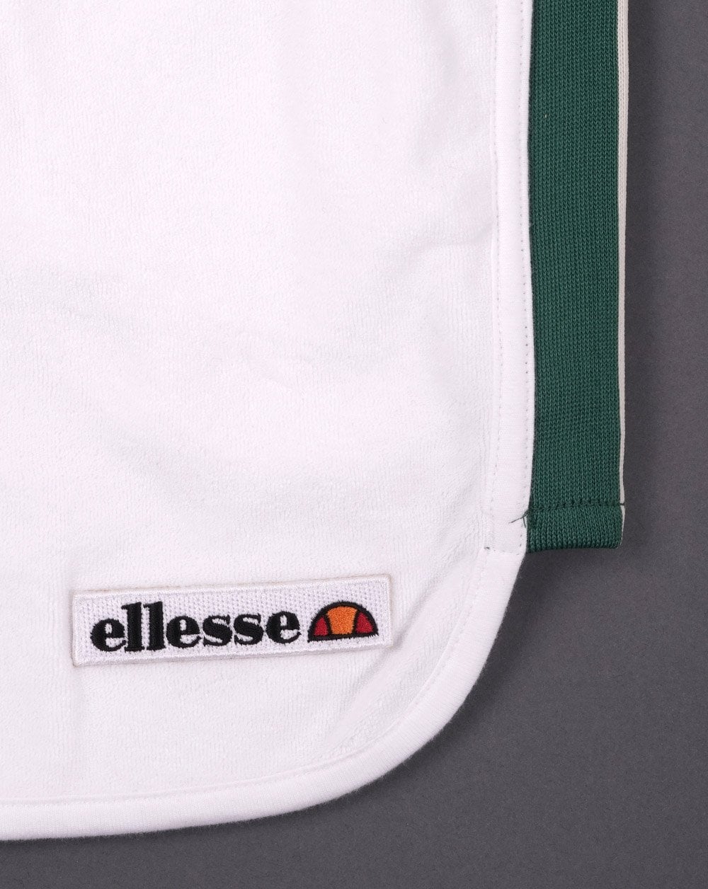 Ellesse Towelling Shorts White/Green